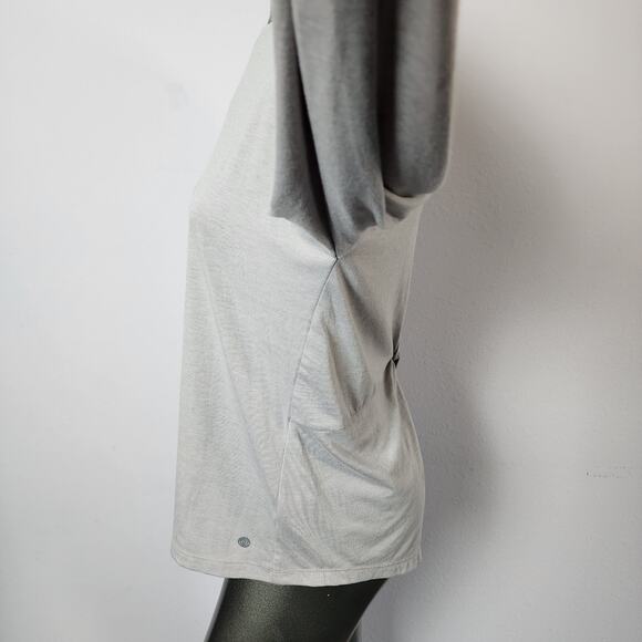 Apana Yoga Lifestyle Pale Purple Keyhole Tie Back Activewear Tunic | Womens Med - Picture 8 of 16